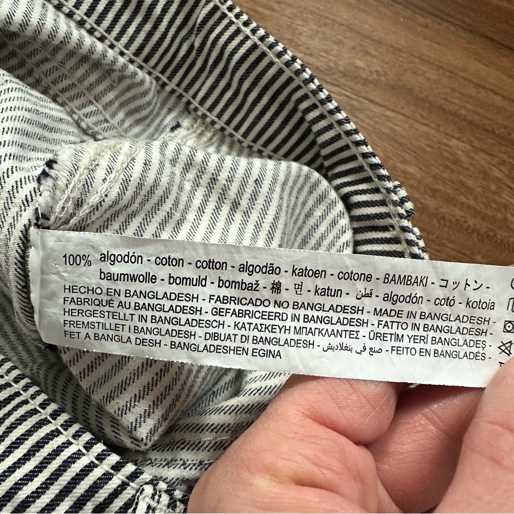 Bershka Striped Carpenter Chino Pants - Picture 5 of 9